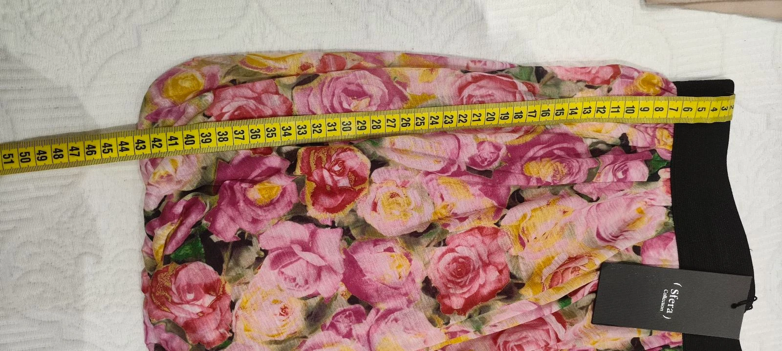 Falda floral Sfera nueva con etiqueta cintura elástica M verano – photo 8